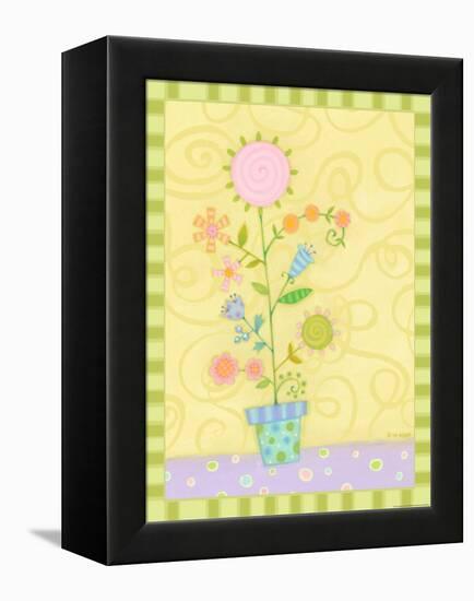 Heart Flower-Viv Eisner-Framed Stretched Canvas