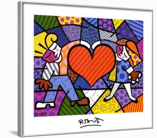 Heart Kids-Romero Britto-Framed Art Print