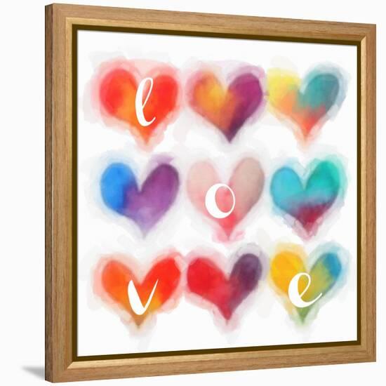 Heart Love-Taylor Greene-Framed Stretched Canvas