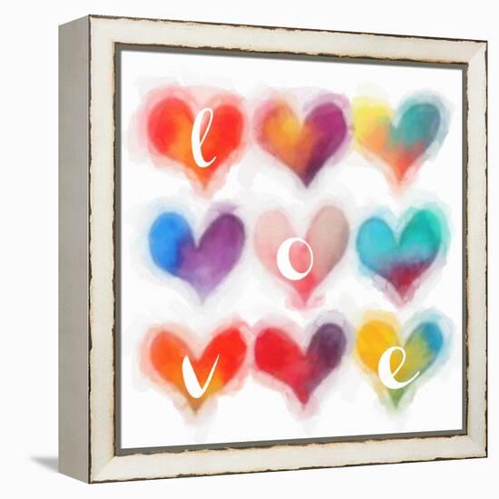 Heart Love-Taylor Greene-Framed Stretched Canvas