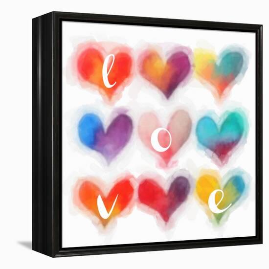 Heart Love-Taylor Greene-Framed Stretched Canvas