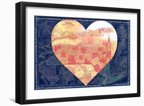 Heart NYC-null-Framed Art Print