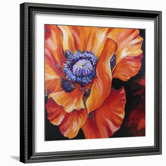 Heart of a Red Poppy-Marcia Baldwin-Framed Giclee Print