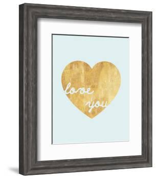 Heart of Gold Love-Miyo Amori-Framed Photo