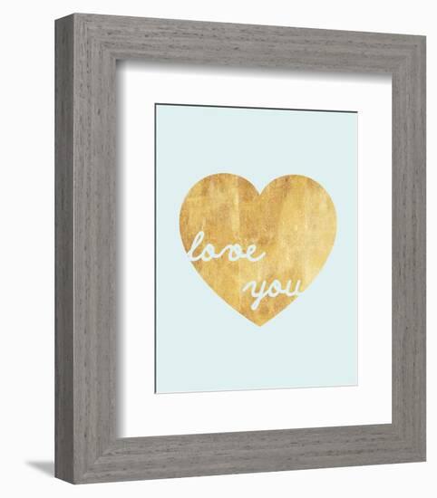 Heart of Gold Love-Miyo Amori-Framed Photo