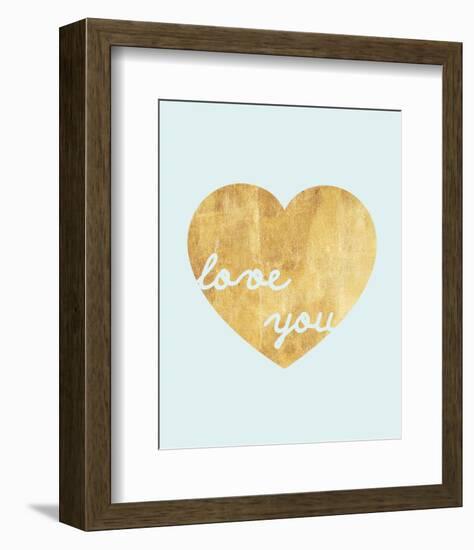 Heart of Gold Love-Miyo Amori-Framed Photo