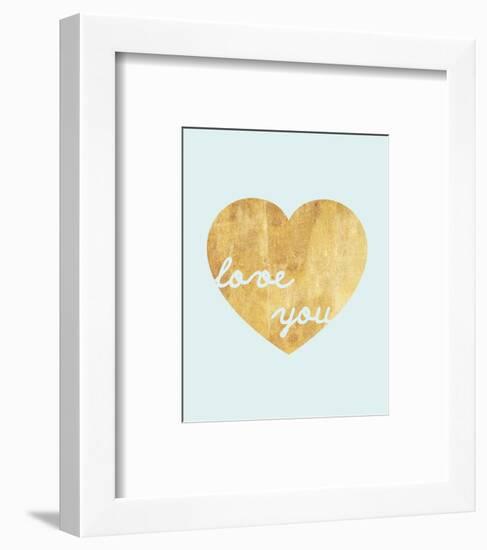 Heart of Gold Love-Miyo Amori-Framed Photo