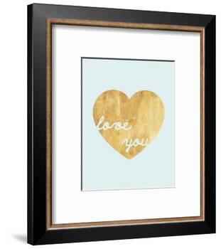Heart of Gold Love-Miyo Amori-Framed Photo