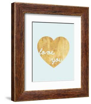 Heart of Gold Love-Miyo Amori-Framed Photo