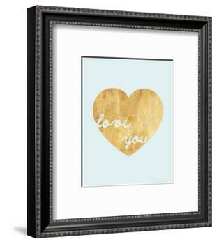 Heart of Gold Love-Miyo Amori-Framed Photo
