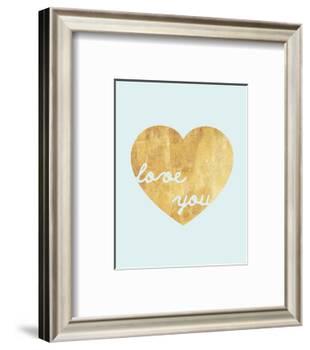 Heart of Gold Love-Miyo Amori-Framed Photo