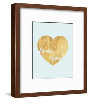 Heart of Gold Love-Miyo Amori-Framed Photo