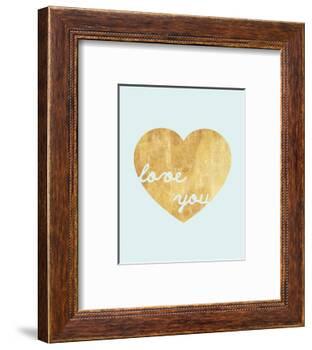 Heart of Gold Love-Miyo Amori-Framed Photo