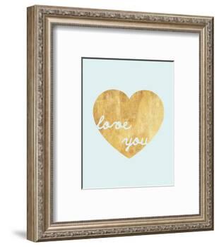 Heart of Gold Love-Miyo Amori-Framed Photo