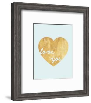 Heart of Gold Love-Miyo Amori-Framed Photo