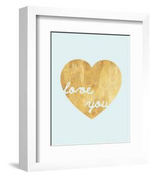 Heart of Gold Love-Miyo Amori-Framed Photo