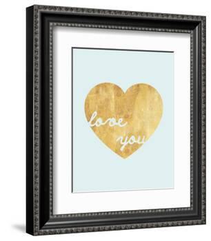 Heart of Gold Love-Miyo Amori-Framed Photo