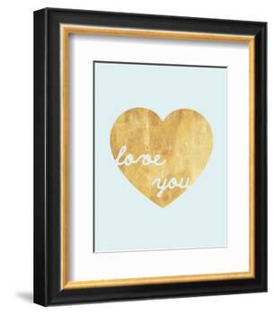 Heart of Gold Love-Miyo Amori-Framed Photo