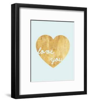 Heart of Gold Love-Miyo Amori-Framed Art Print