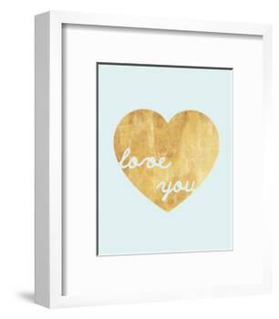 Heart of Gold Love-Miyo Amori-Framed Art Print