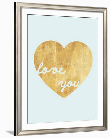 Heart of Gold Love-Miyo Amori-Framed Premium Giclee Print