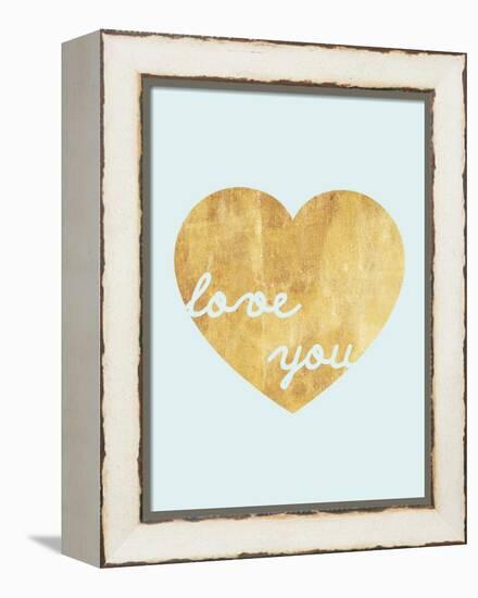 Heart of Gold Love-Miyo Amori-Framed Stretched Canvas