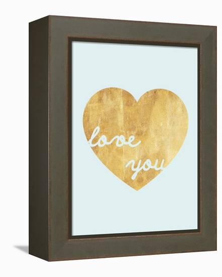 Heart of Gold Love-Miyo Amori-Framed Stretched Canvas