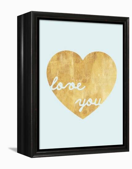 Heart of Gold Love-Miyo Amori-Framed Stretched Canvas