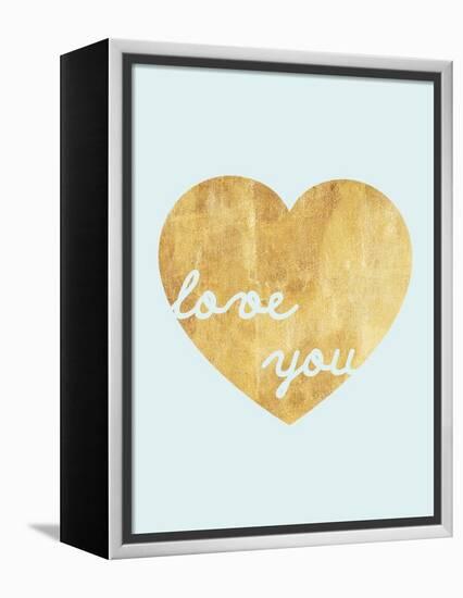 Heart of Gold Love-Miyo Amori-Framed Stretched Canvas