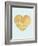 Heart of Gold Love-Miyo Amori-Framed Art Print