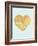 Heart of Gold Love-Miyo Amori-Framed Art Print