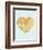 Heart of Gold Love-Miyo Amori-Framed Art Print