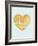 Heart of Gold Love-Miyo Amori-Framed Art Print