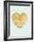 Heart of Gold Love-Miyo Amori-Framed Art Print