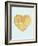 Heart of Gold Love-Miyo Amori-Framed Art Print