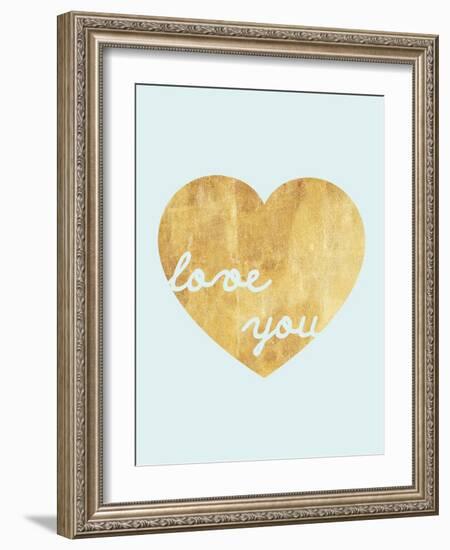 Heart of Gold Love-Miyo Amori-Framed Premium Giclee Print