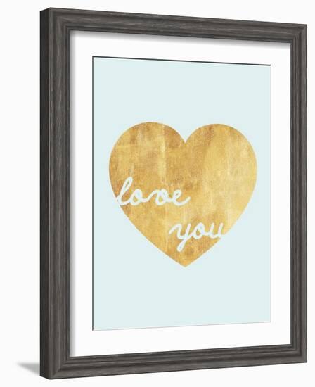 Heart of Gold Love-Miyo Amori-Framed Premium Giclee Print