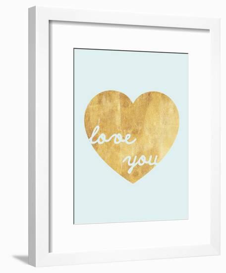 Heart of Gold Love-Miyo Amori-Framed Premium Giclee Print