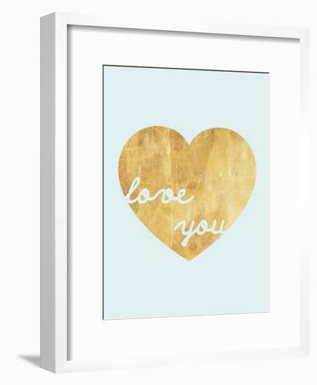 Heart of Gold Love-Miyo Amori-Framed Premium Giclee Print