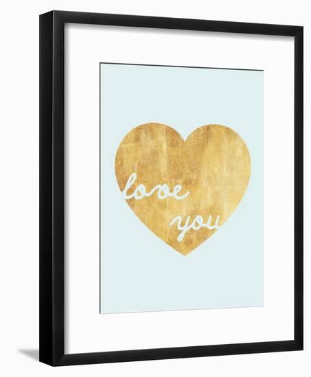 Heart of Gold Love-Miyo Amori-Framed Premium Giclee Print