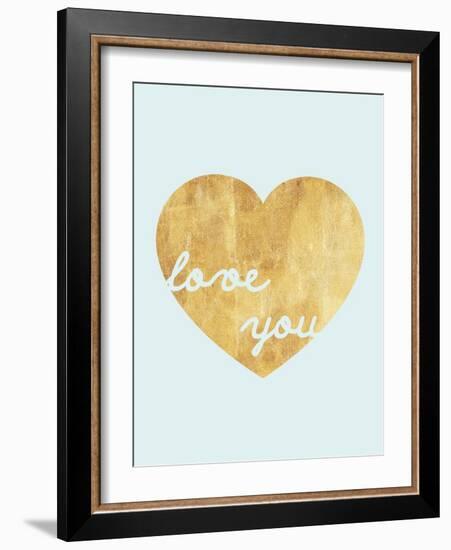 Heart of Gold Love-Miyo Amori-Framed Premium Giclee Print