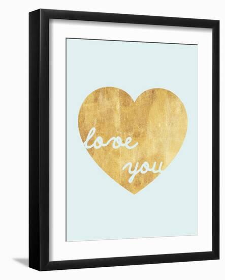 Heart of Gold Love-Miyo Amori-Framed Premium Giclee Print