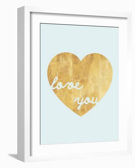 Heart of Gold Love-Miyo Amori-Framed Premium Giclee Print