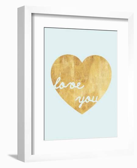 Heart of Gold Love-Miyo Amori-Framed Premium Giclee Print