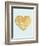 Heart of Gold Love-Miyo Amori-Framed Art Print