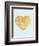 Heart of Gold Love-Miyo Amori-Framed Art Print