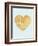 Heart of Gold Love-Miyo Amori-Framed Art Print