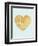 Heart of Gold Love-Miyo Amori-Framed Art Print