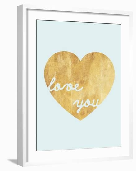 Heart of Gold Love-Miyo Amori-Framed Premium Giclee Print