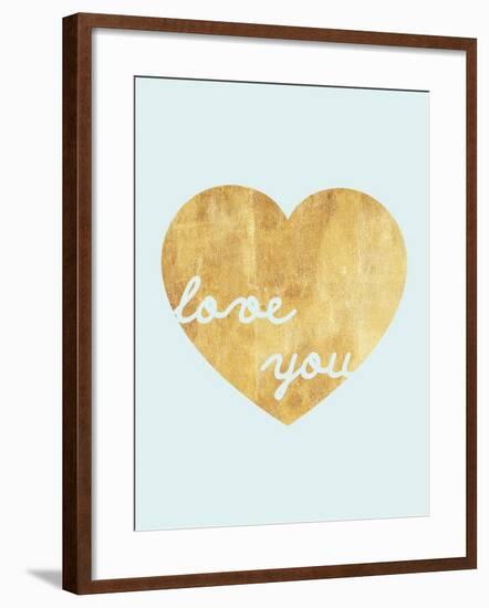 Heart of Gold Love-Miyo Amori-Framed Premium Giclee Print